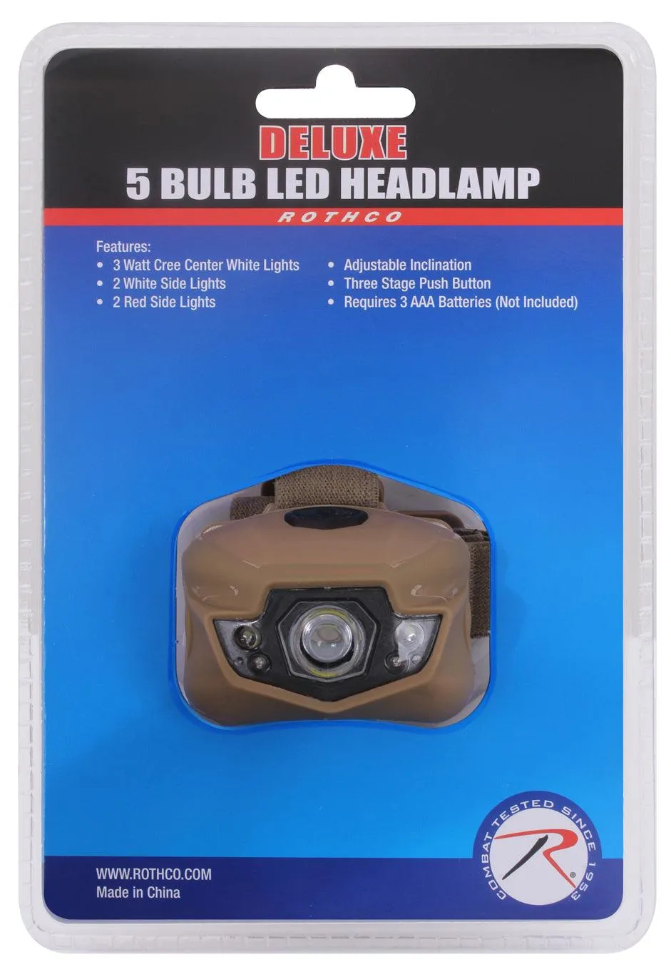 5 Bulb LED Headlamp