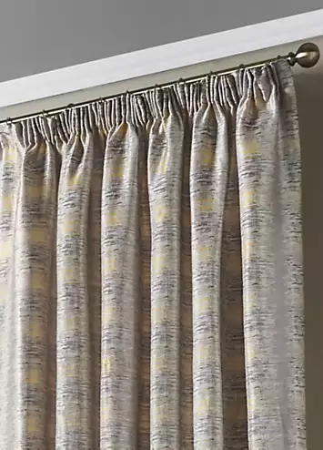 Alan Symonds Reflections Jacquard Lined Pair of Pencil Pleat Curtains | Kaleidoscope