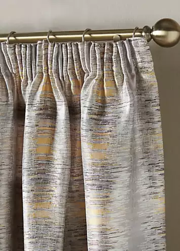 Alan Symonds Reflections Jacquard Lined Pair of Pencil Pleat Curtains | Kaleidoscope