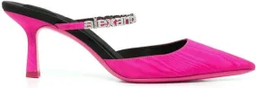 Alexander Wang Delphine 65mm embellished mules Pink