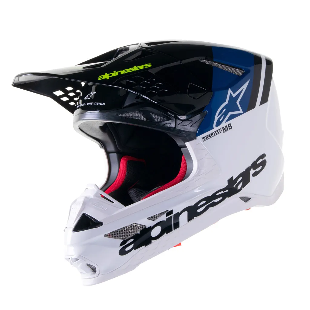 Alpinestars - S-M8 Radium Blue/White Helmet