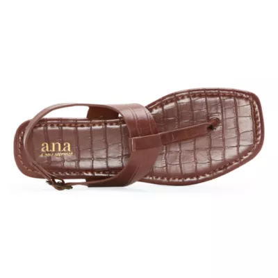 a.n.a Womens Kate T-Strap Flat Sandals