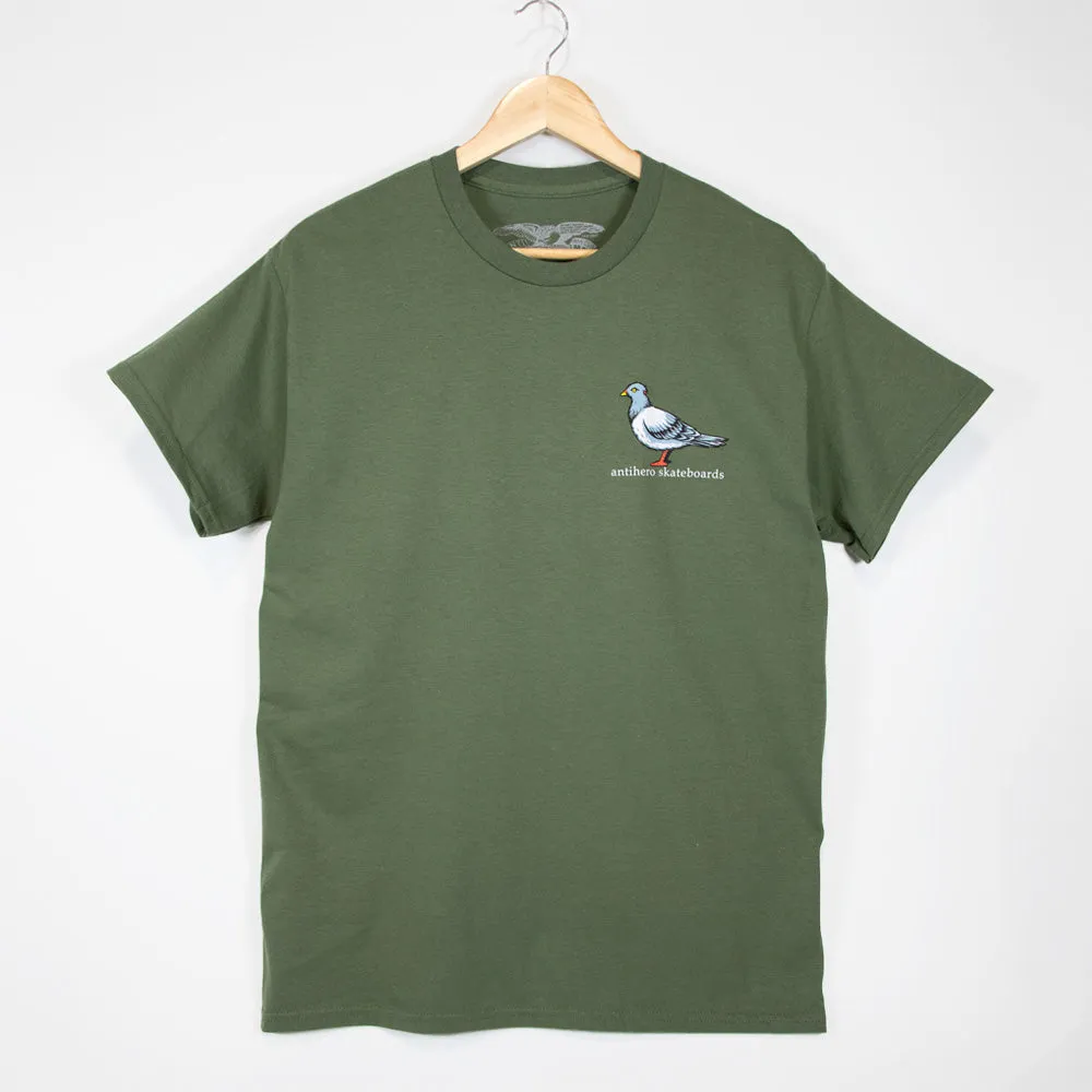 Anti Hero Skateboards - Lil Pigeon T-Shirt - Military Green / Multi