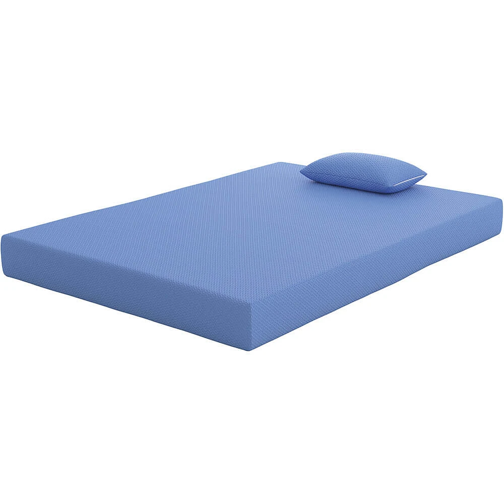 Ashley Furniture M72121 iKidz Blue Memory Foam Mattress, Full | Electronic Express