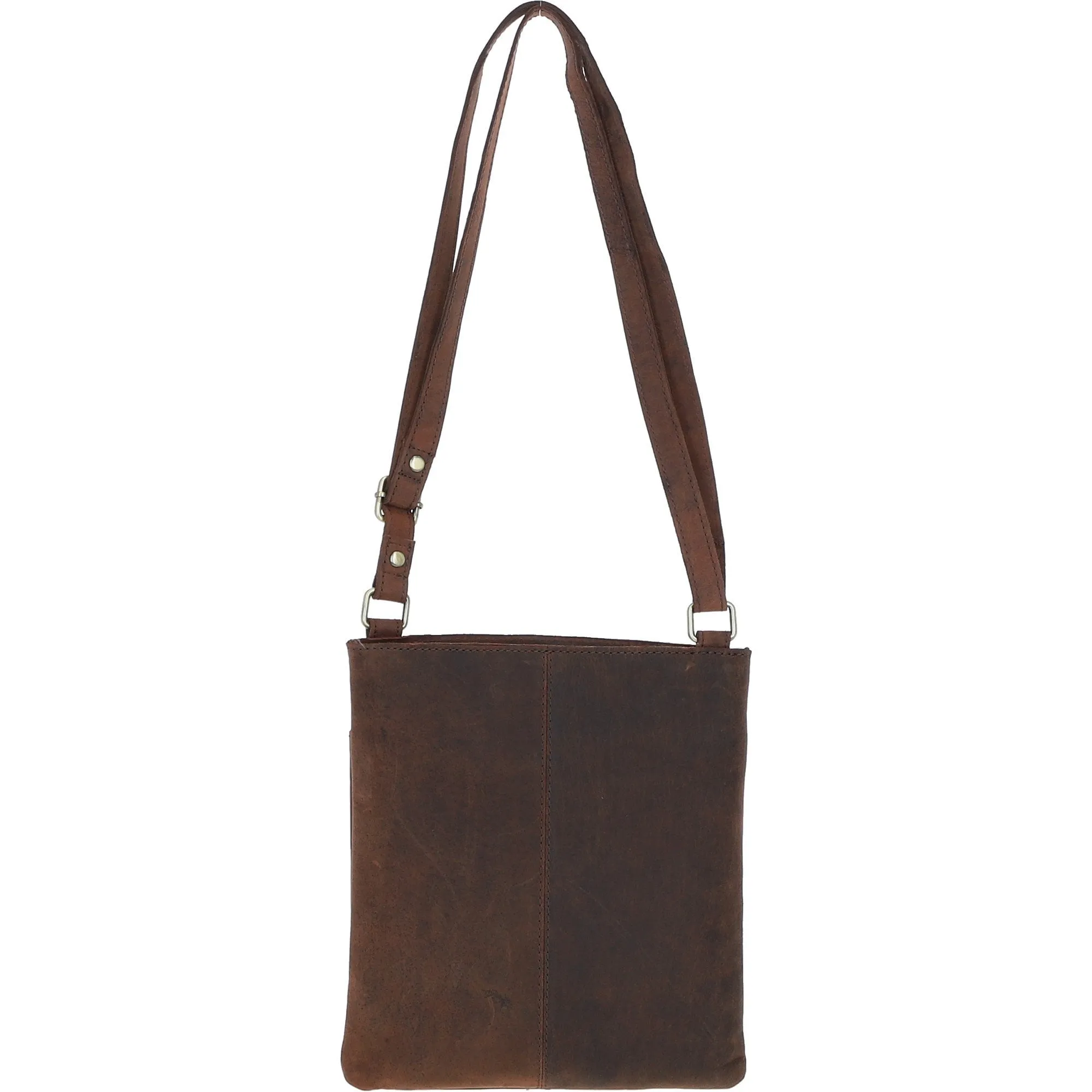 Ashwood Bronco Flap Over Crossbody Bag Mud/brown: ELA 2770