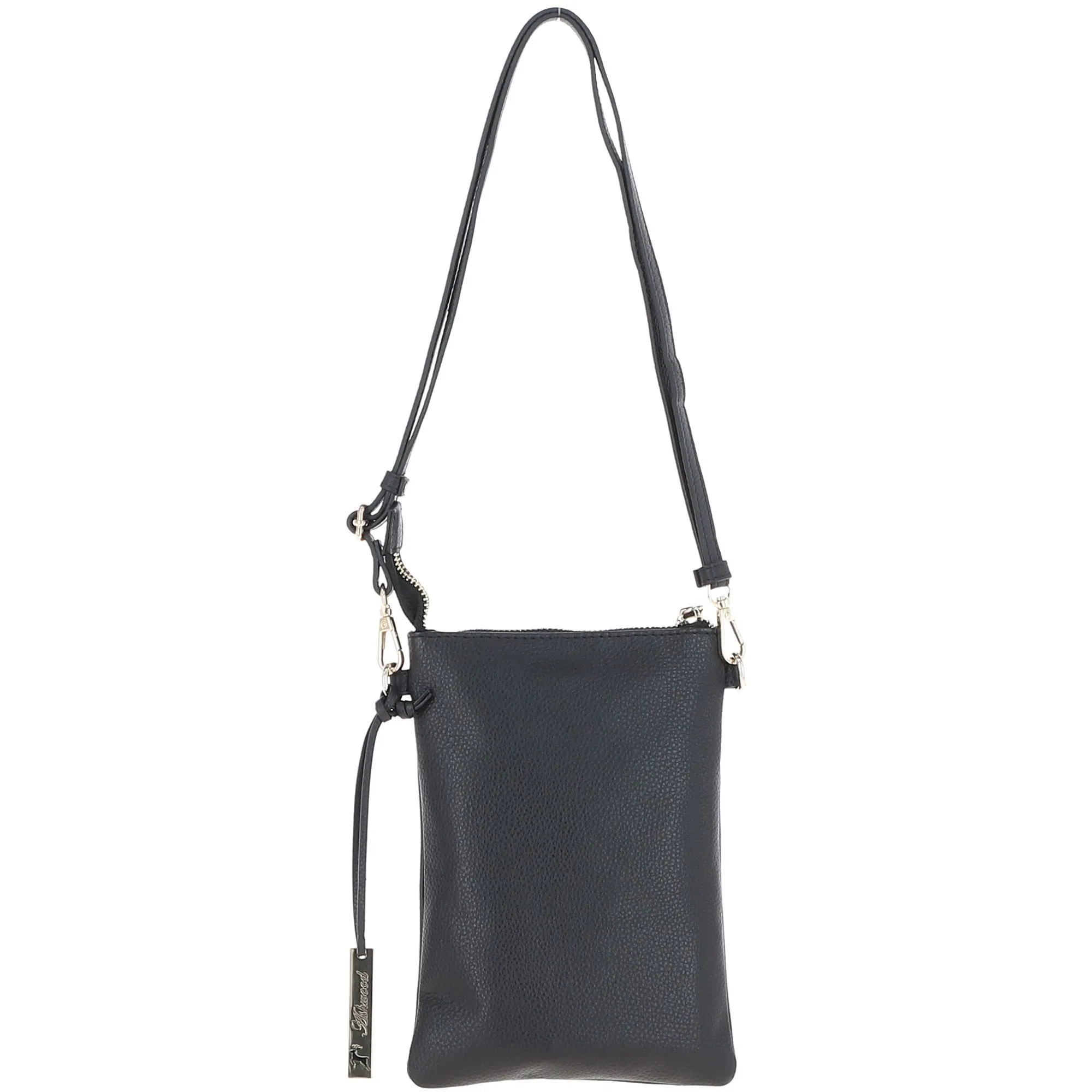 Ashwood Leather Crossbody Smart Phone Bag Black: Z-71