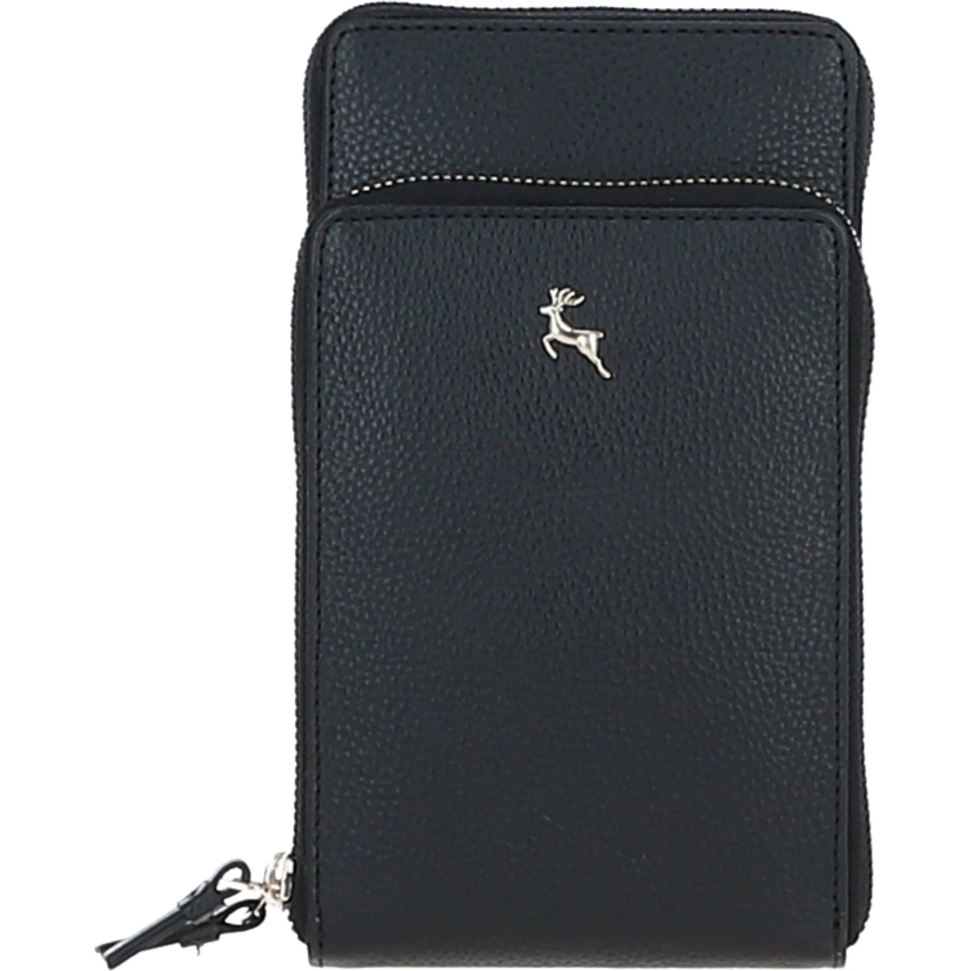 Ashwood Leather Luxury Crossbody Phone Bag Design-X Black: X-31