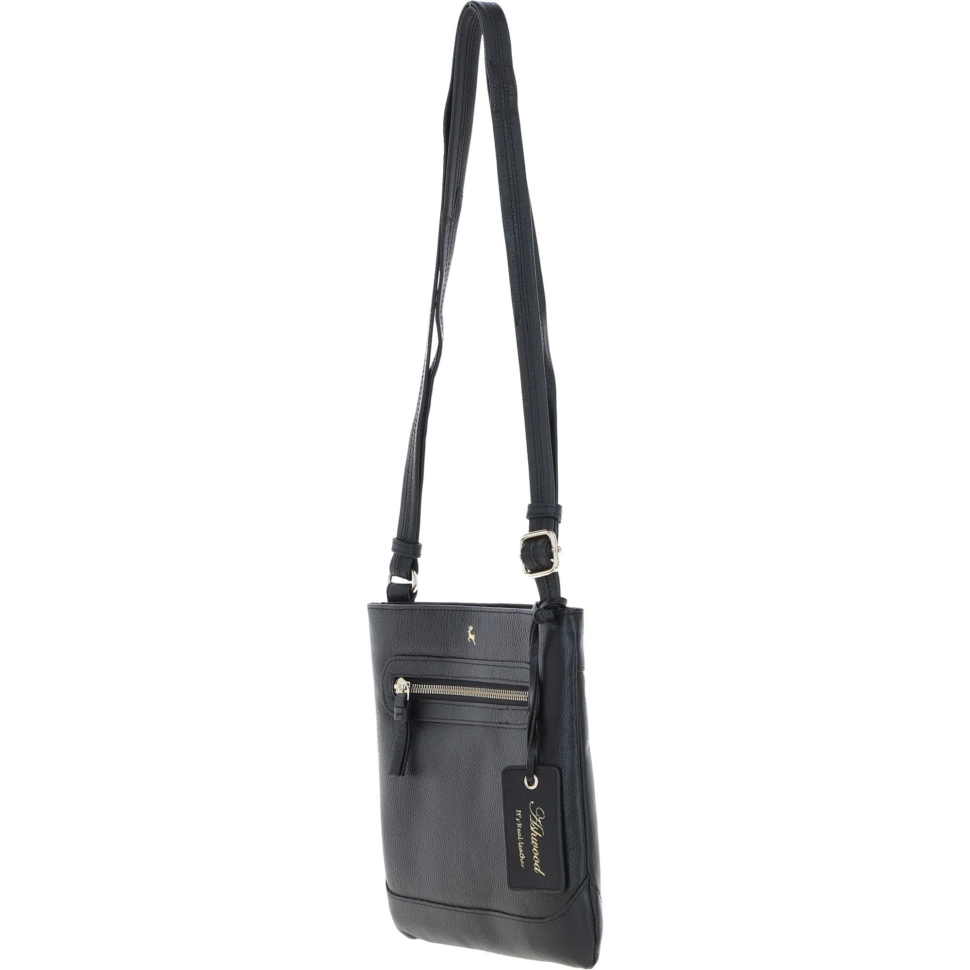 Ashwood Leather Smart Crossbody Bag Black: 64638/cb-9