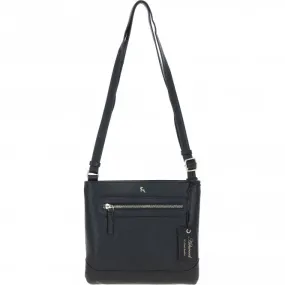 Ashwood Leather Smart Crossbody Bag Black: 64638/cb-9