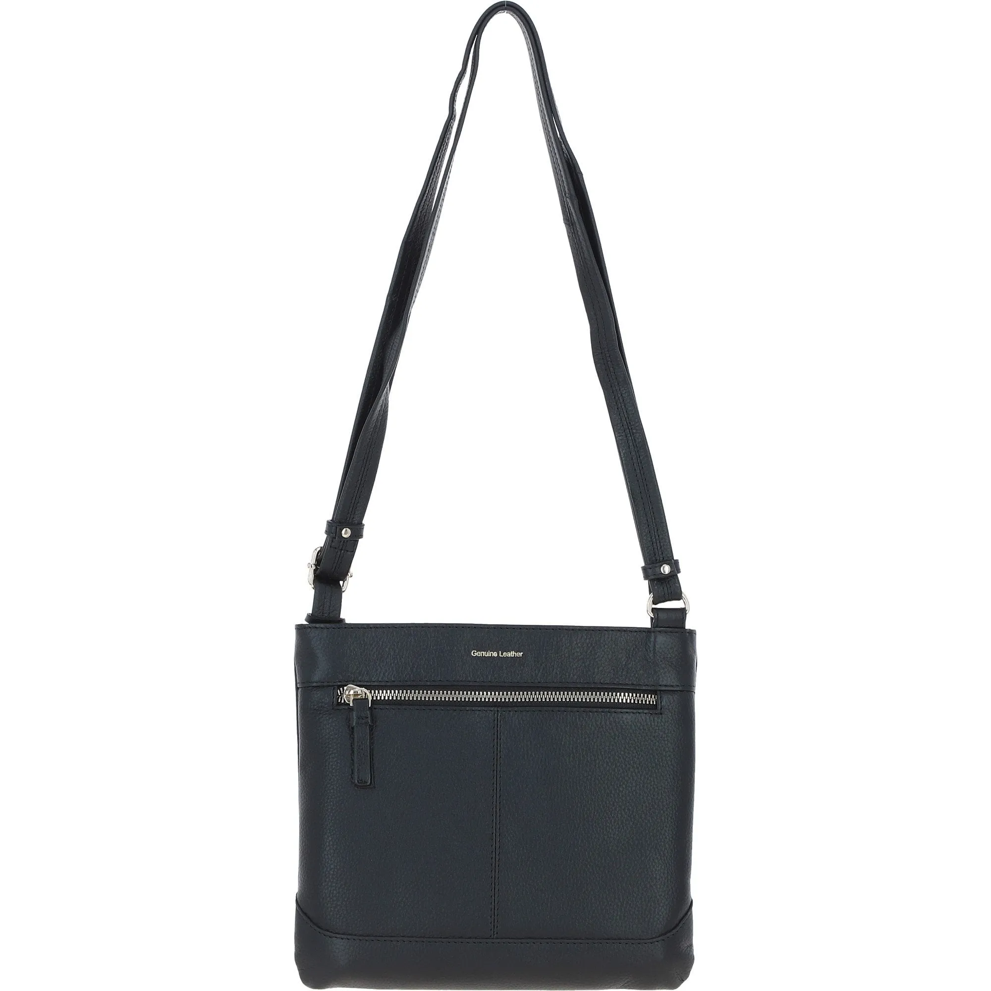 Ashwood Leather Smart Crossbody Bag Black: 64638/cb-9