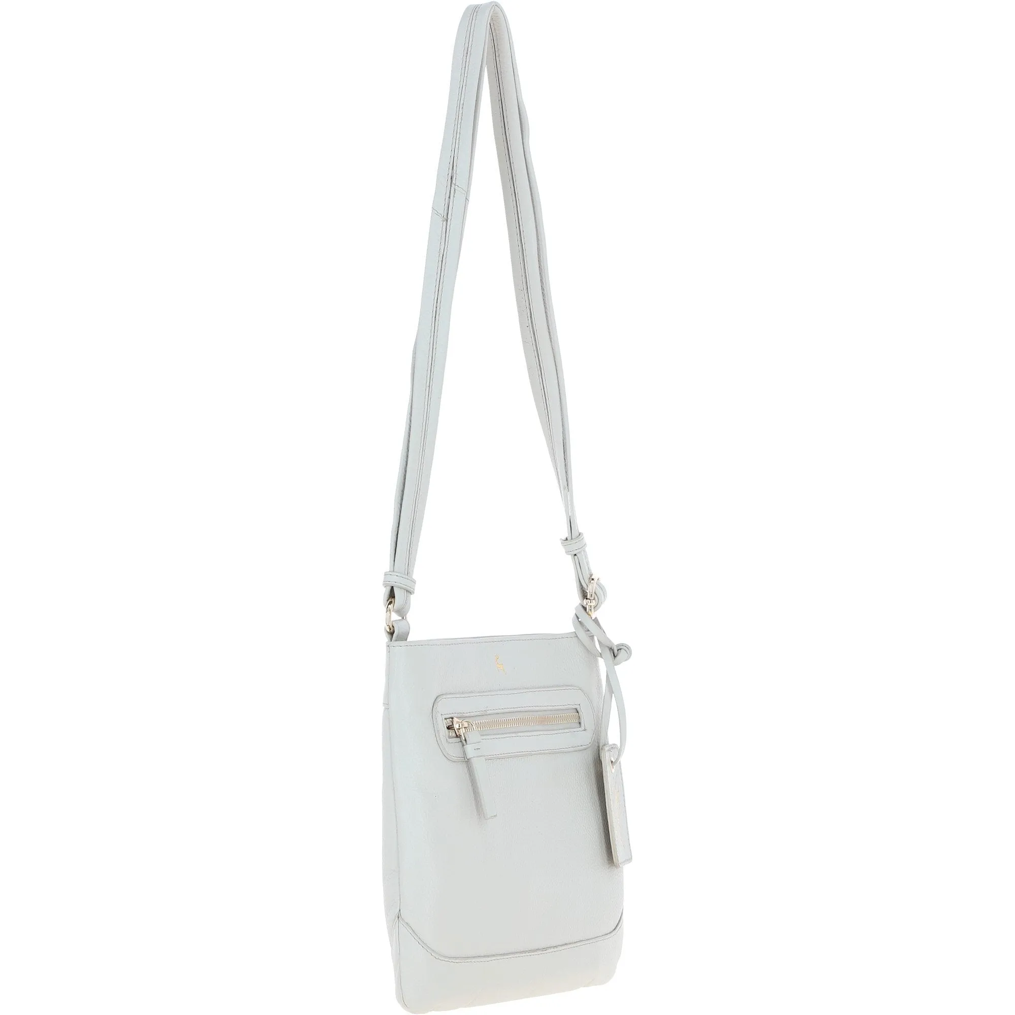 Ashwood Leather Smart Crossbody Bag Ice Grey: 64638/cb-9