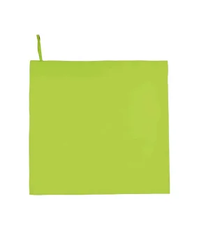 Atoll 100 microfibre bath sheet one size apple green SOLS