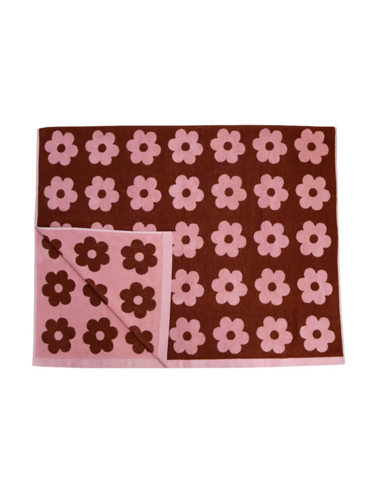 Bath Sheet - Winter Flowerbed