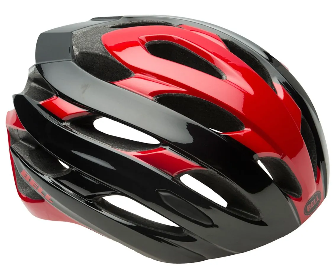 Bell Event Road Cycling Helmet - Red-Black Roadblock