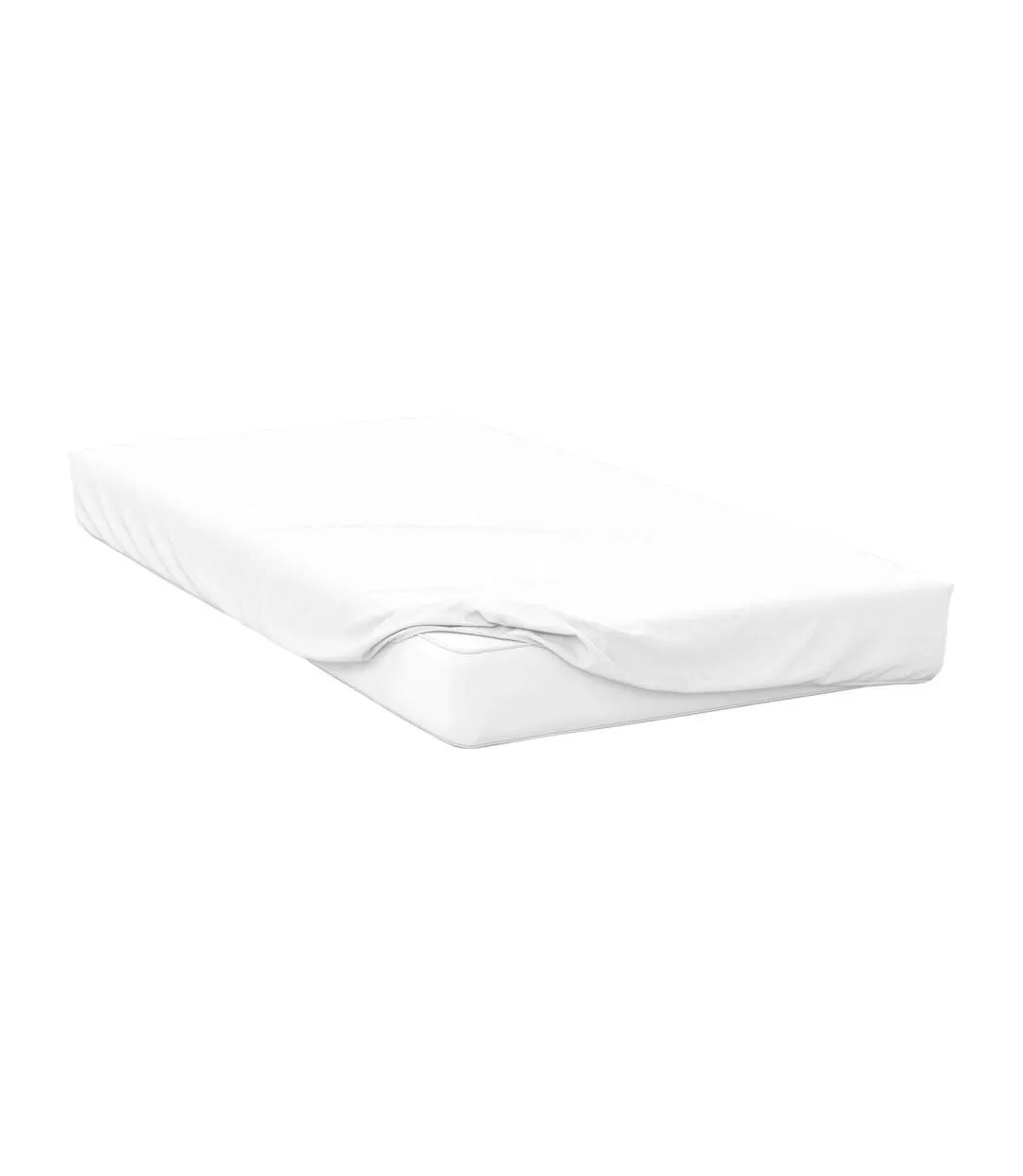 Belledorm Premium Blend 500 Thread Count Fitted Sheet (White) - UTBM289