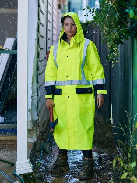 Bisley Women's H Taped Two Tone Hi Vis Rain Jacket