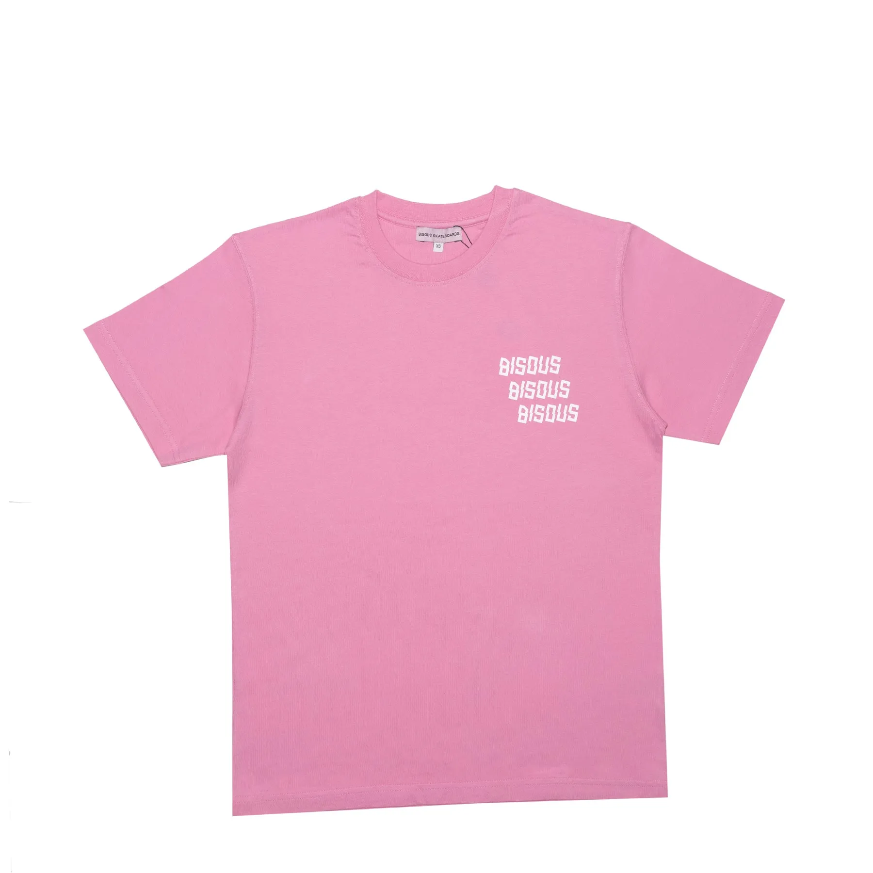 Bisous Skateboards - Bisous x3 T-Shirt - Pink-