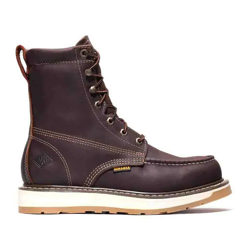 Bonanza Frontier 8-Inch Burgundy Dual Work Boot