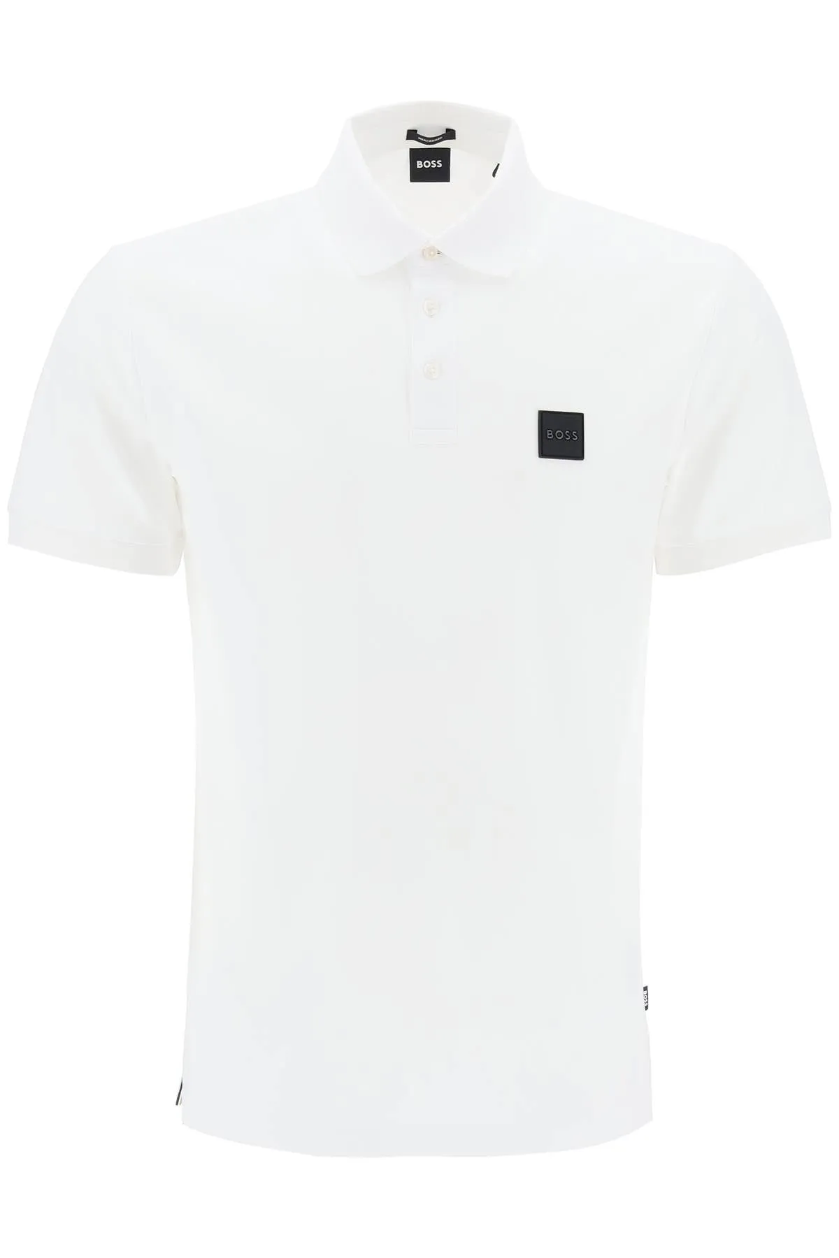 BOSS mercerized cotton polo shirt