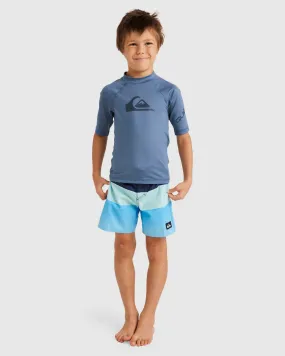 BOYS 2-7 ALL TIME SHORT SLEEVE UPF 50 RASH VEST