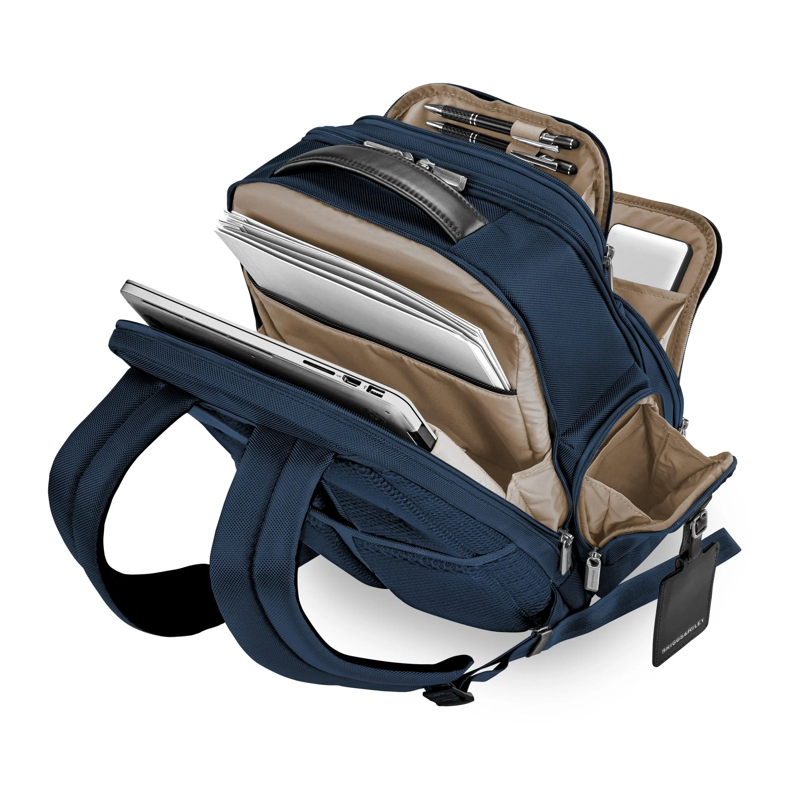 Briggs & Riley @work Medium Cargo Backpack - Navy