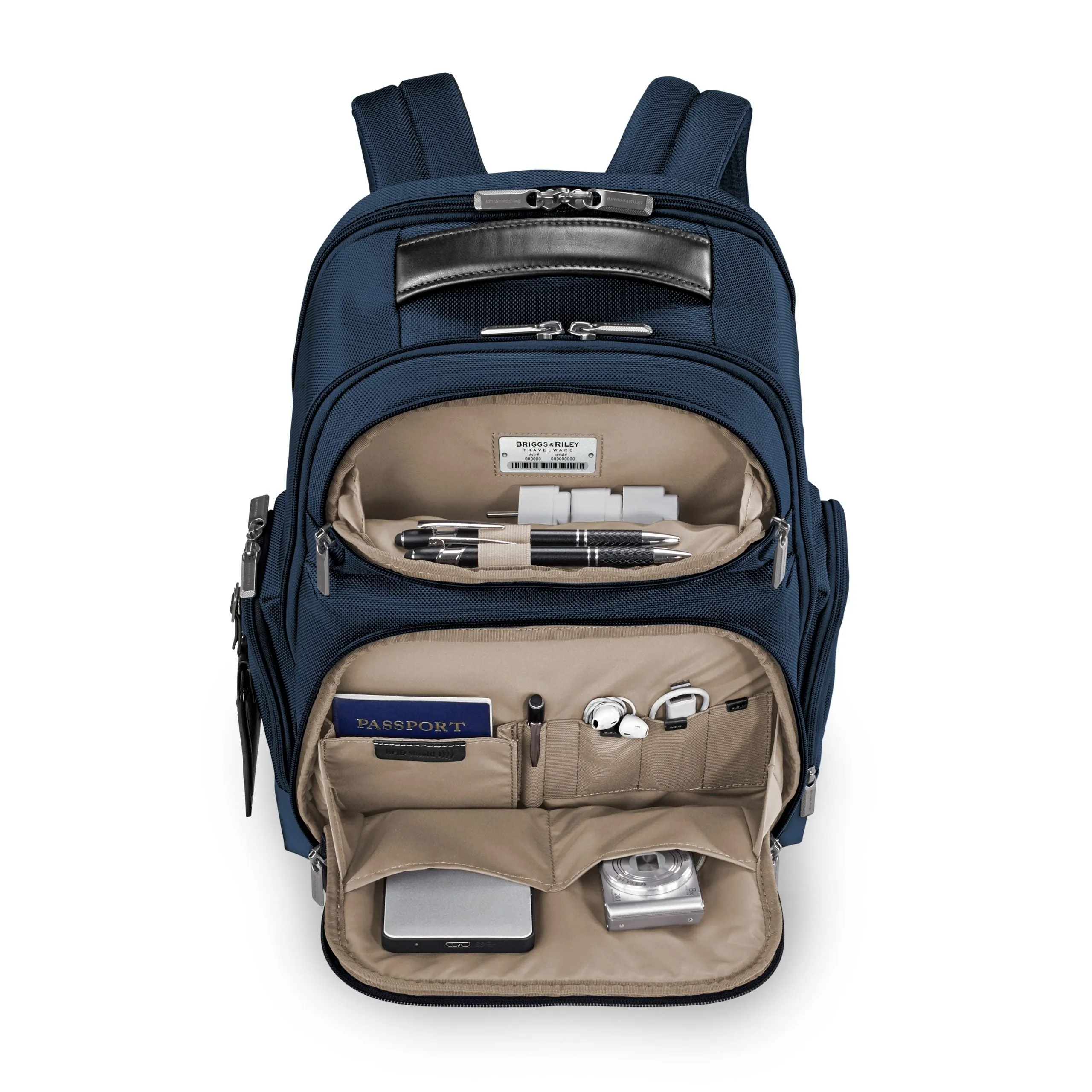 Briggs & Riley @work Medium Cargo Backpack - Navy