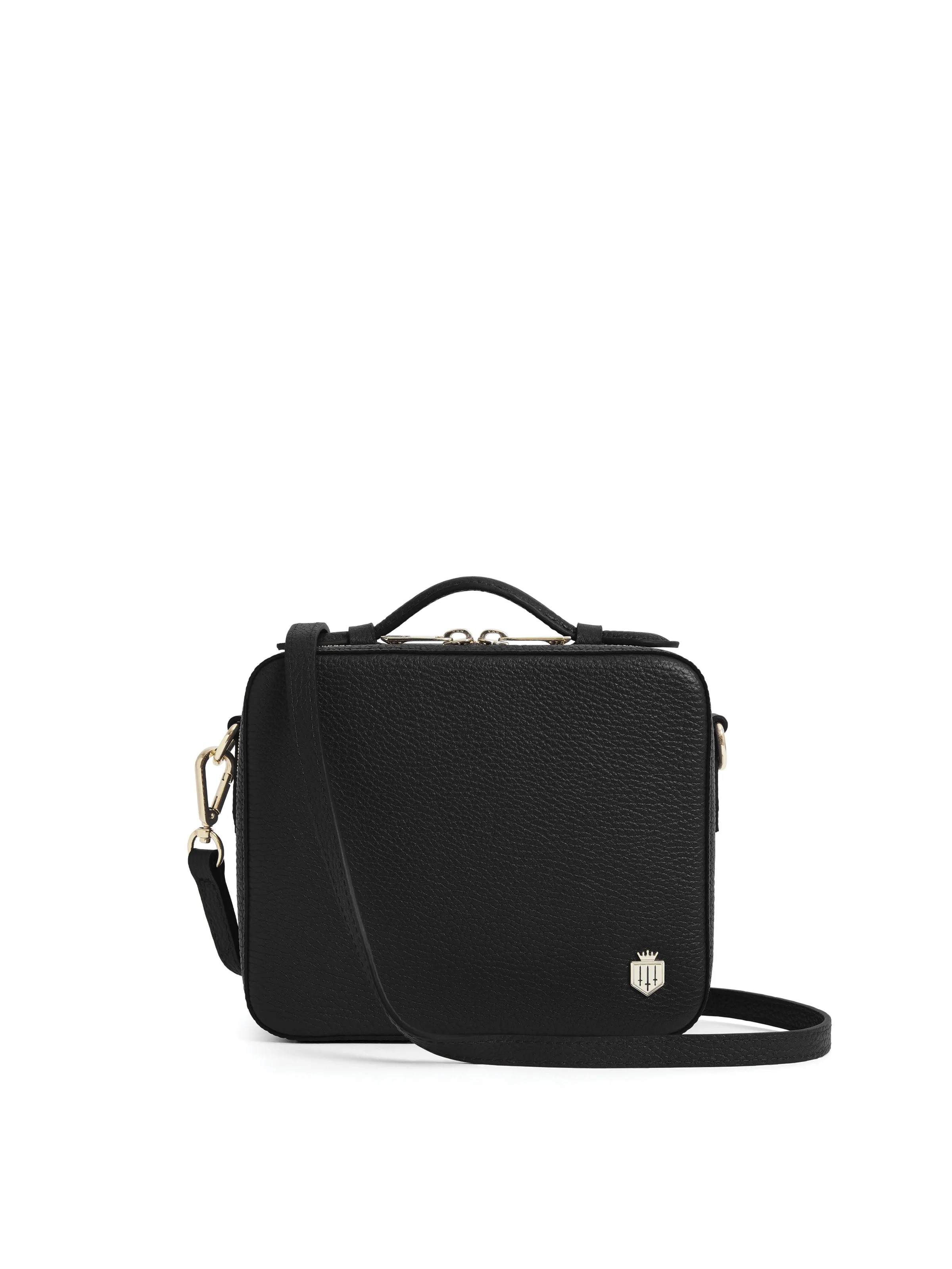 Buckingham black leather Crossbody Bag