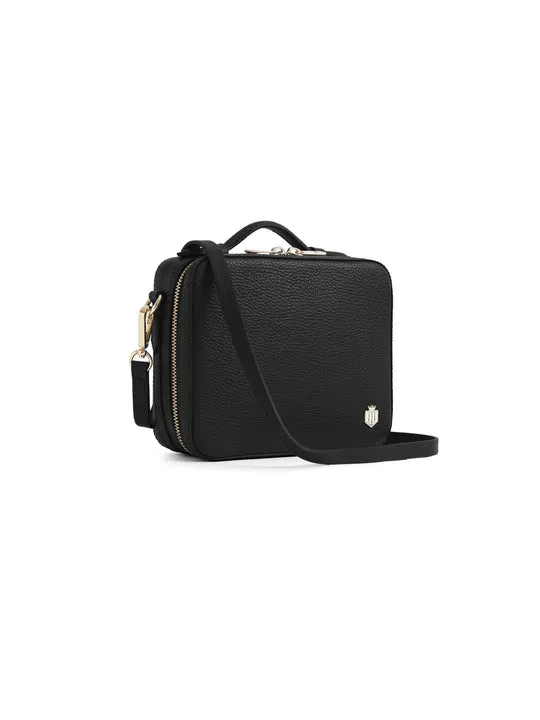 Buckingham black leather Crossbody Bag