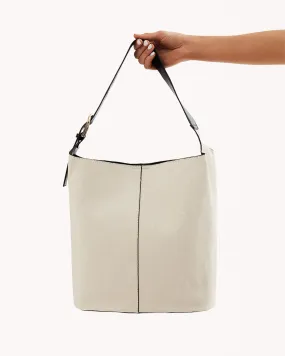 CALI SHOULDER BAG - BONE LINEN