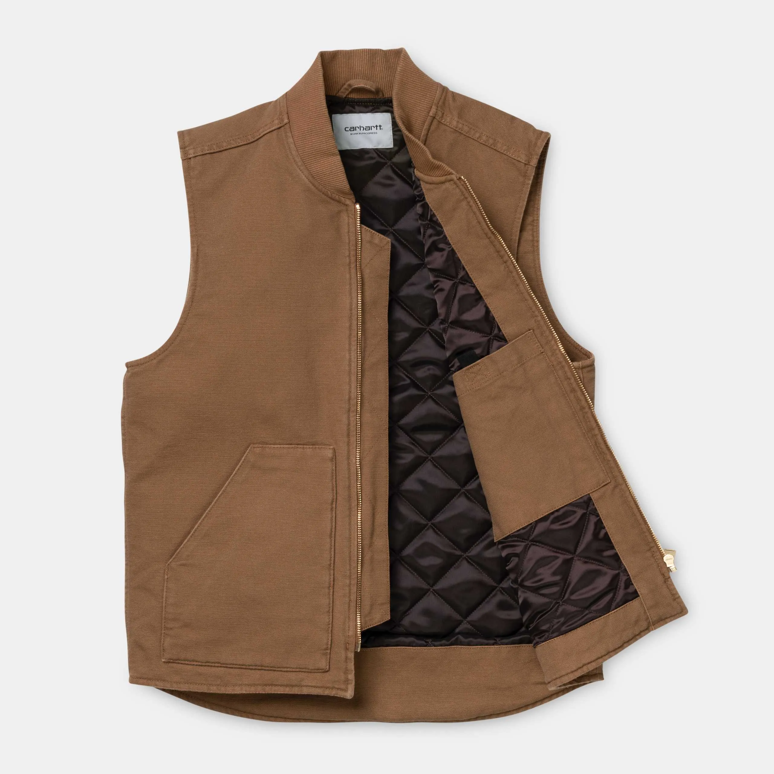 Carhartt Classic Vest Hamilton Brown Rinsed