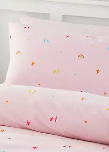 Catherine Lansfield Embroidered Unicorn Duvet Cover Set | Kaleidoscope