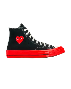 CHUCK TAYLOR RED SOLE HIGH TOP