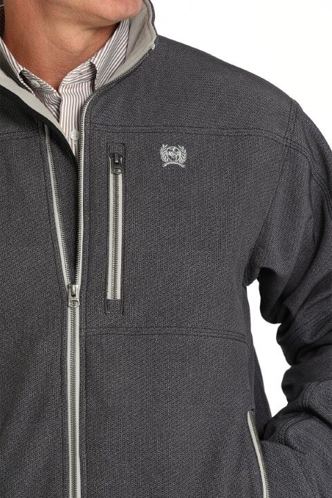 Cinch Men's Concealed Carry Bonded Jacket in Grey