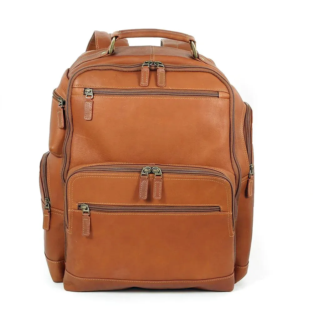 Colombian Deluxe Leather Ultimate Backpack - Tan