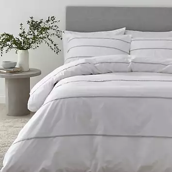 Content By Terence Conran Halstead Pleat Duvet Cover & Pillowcase Set | Kaleidoscope