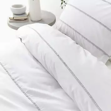 Content By Terence Conran Halstead Pleat Duvet Cover & Pillowcase Set | Kaleidoscope