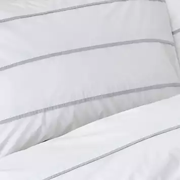 Content By Terence Conran Halstead Pleat Duvet Cover & Pillowcase Set | Kaleidoscope