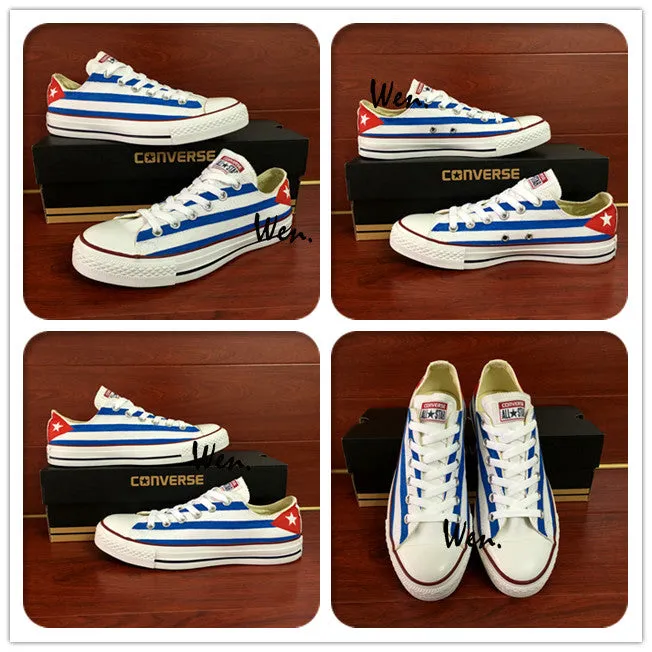 Converse Chuck Taylor Cuba Flag Custom Design