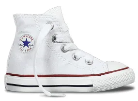 CONVERSE KIDS CHUCK TAYLOR ALL STARS HIGH TOP WHITE SHOE