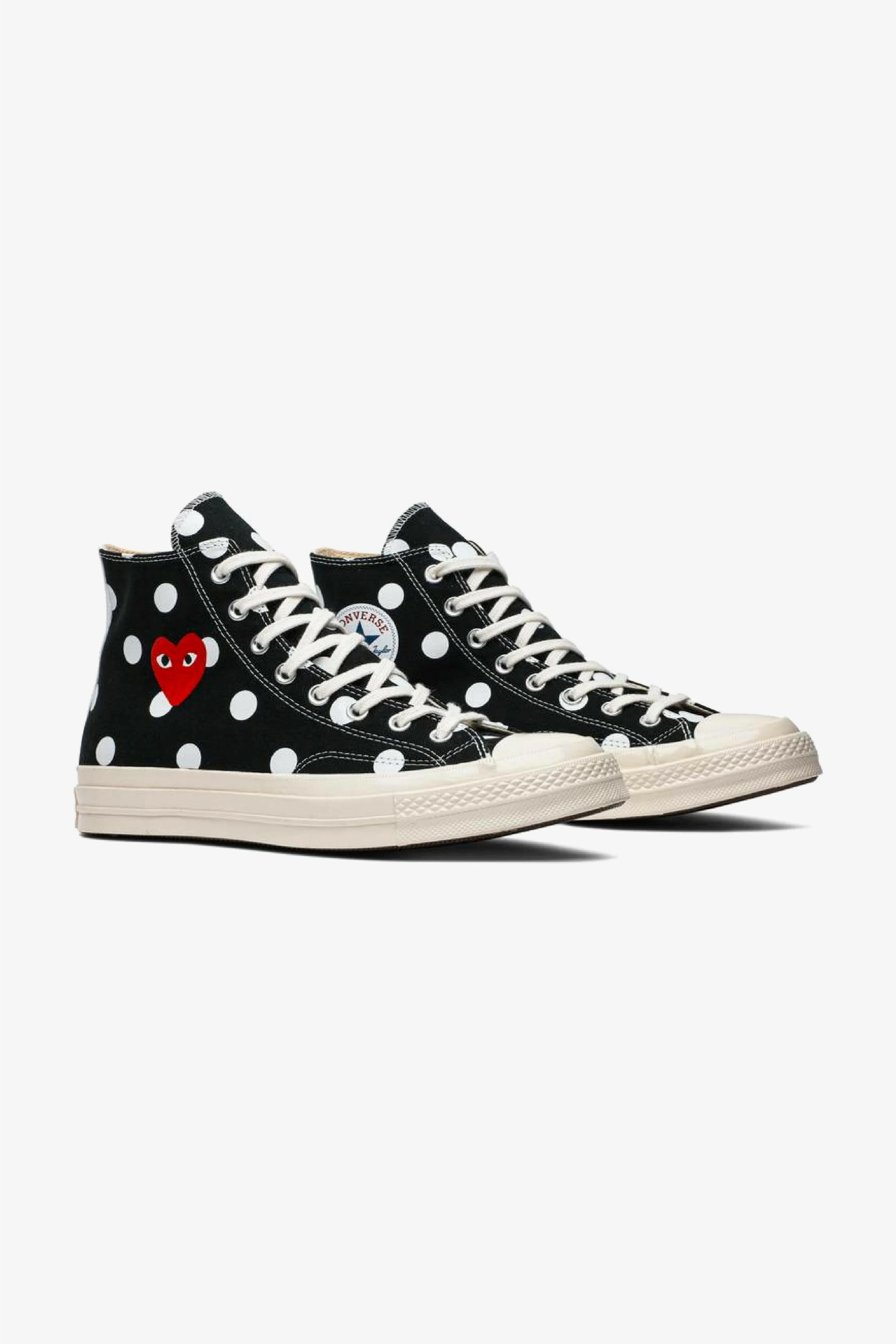 Converse Polka Dot Red Heart Chuck Taylor All Star '70 High