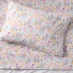 Crate&Barrel Stay Cool Wonderland Prairie Organic Cotton Kids Twin Sheet Set