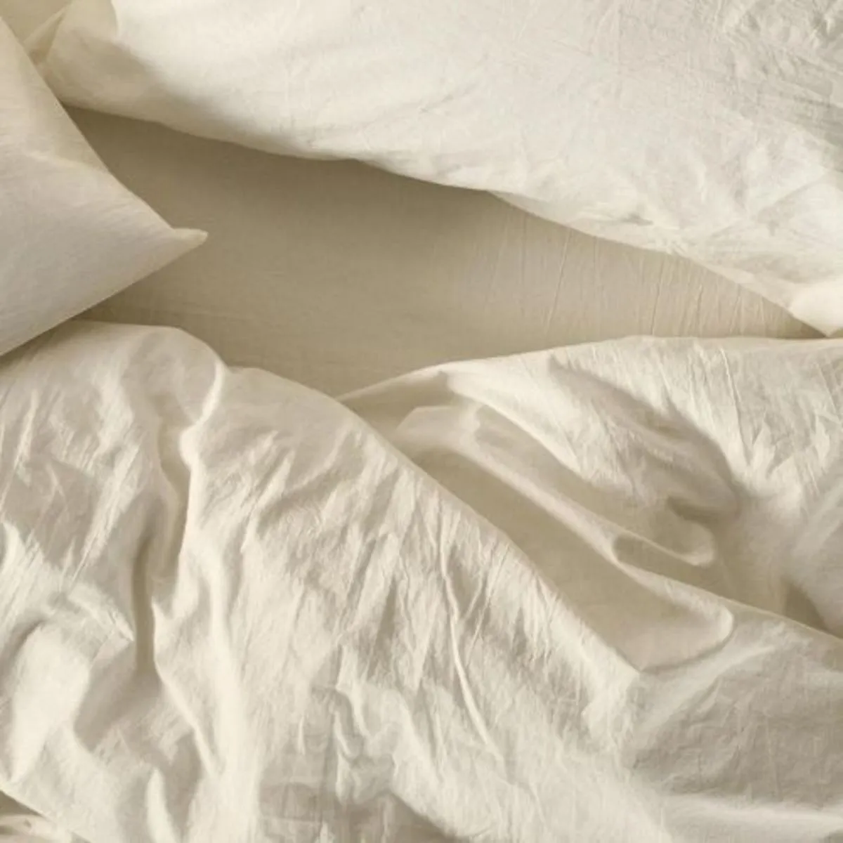 Crinkled Percale Sheet Set