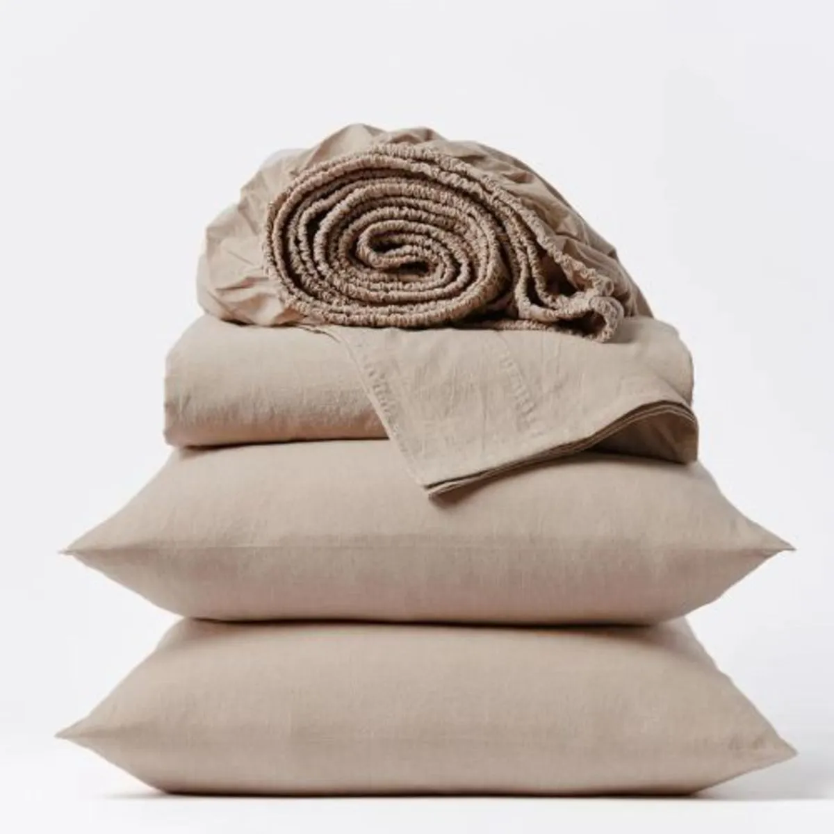 Crinkled Percale Sheet Set