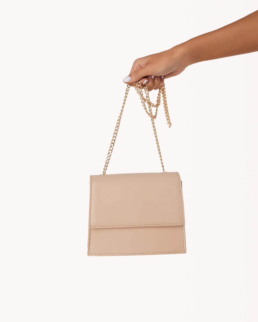 DAISY SHOULDER BAG - NUDE