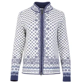 Dale of Norway Women's Solfrid Jacket Offwhite/Navy/Ice Blue | Buy Dale of Norway Women's Solfrid Jacket Offwhite/Navy