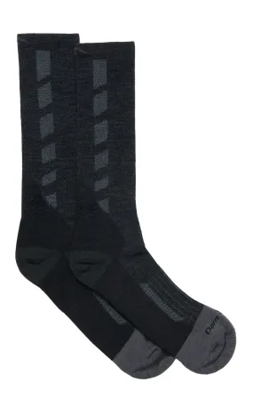 Darn Tough Men's Stanley K Gravel Grey Mid-Calf Lightweight Wool Work Boot Socks - Large