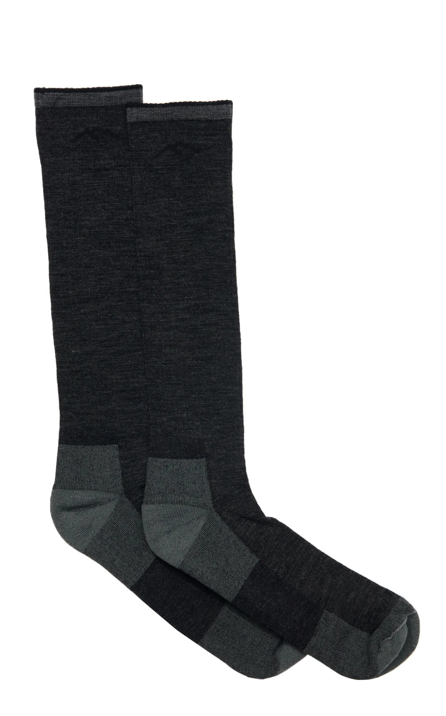 Darn Tough Men's Westerner Charcoal Over-the-Calf Lightweight Work Boot Socks - X-Large