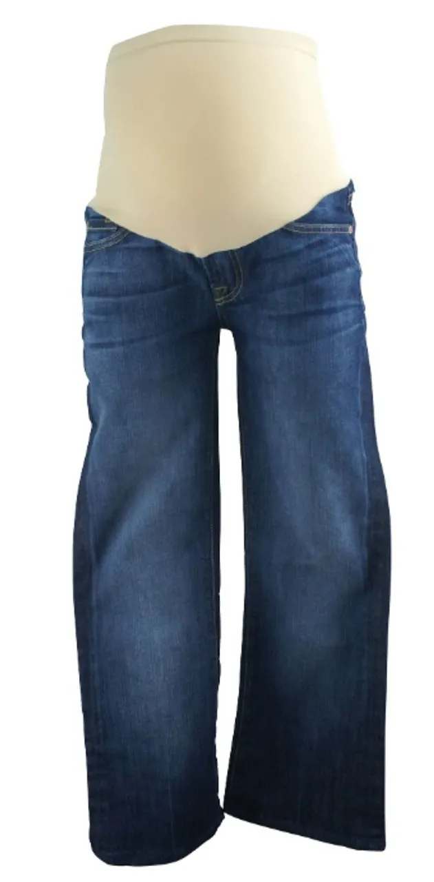 Denim 7 for All Mankind for A Pea in the Pod Collection Straight Leg Maternity Jeans (Like New - Size 28)