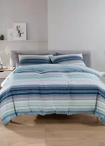 Deyongs Nantucket Stripe 200 Thread Count Duvet Cover Set | Kaleidoscope