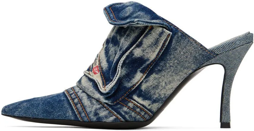 Diesel Blue D-Venus Pocket ML Mules